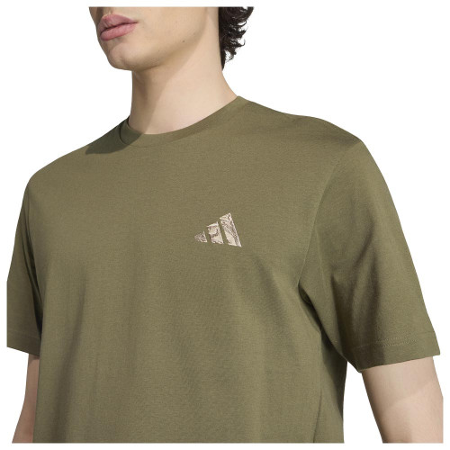 Adidas Ανδρική κοντομάνικη μπλούζα Camo Embroidered Small Logo Graphic T-Shirt